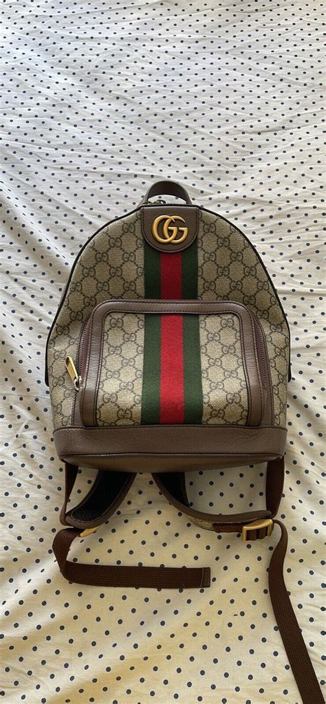 realvs fake gucci backpack|Gucci backpack clone.